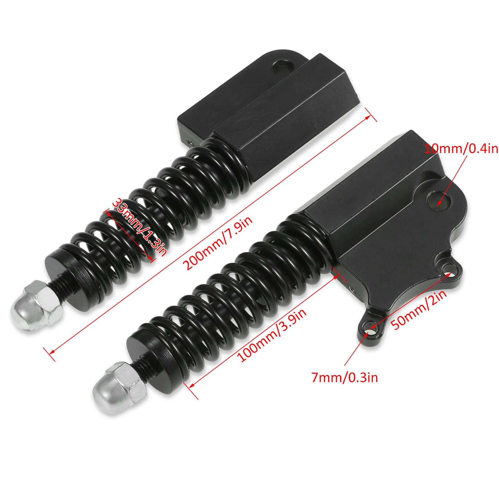 10 Inch Electric Scooter Bike Front Shock Absorber Suspension MTB Mountain Bicycle Spring Rebound Damping For Kugoo M4