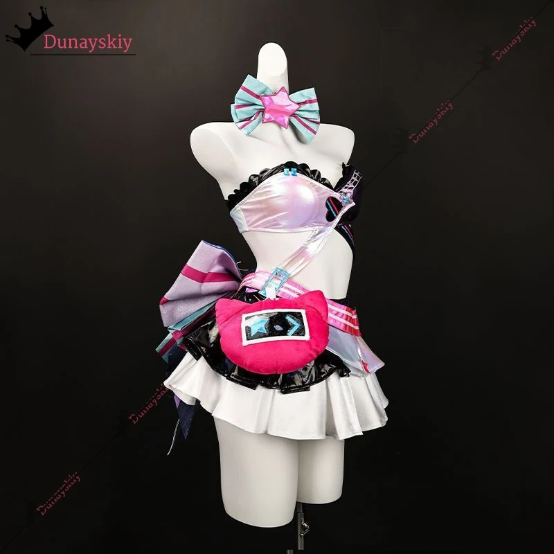 أنيمي سنو MIKUUU تأثيري حلي S-XL المرأة مثير الجلود بار تنورة دعوى الأرنب فتاة Kawaii موحدة شعر مستعار مجموعة لملابس الهالوين