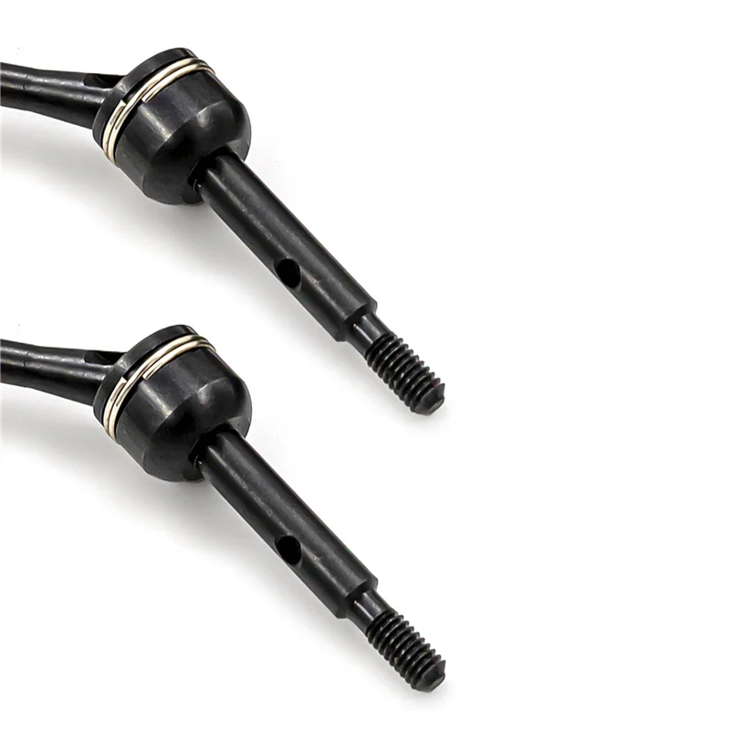 【Sleek Design】4Pcs Steel Rear Drive Shaft Driveshafts For 1/10 Traxxas Slash Rustler Hoss Stampede VXL 4X4 2WD RC Car Upgrades P