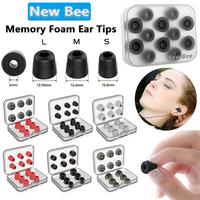 New Bee Memory Foam Ear Tips S/M/L Compact Ear Bud Pad Cushion Noise Isolating Ear Cushion Replacement Enhanced Music Experience