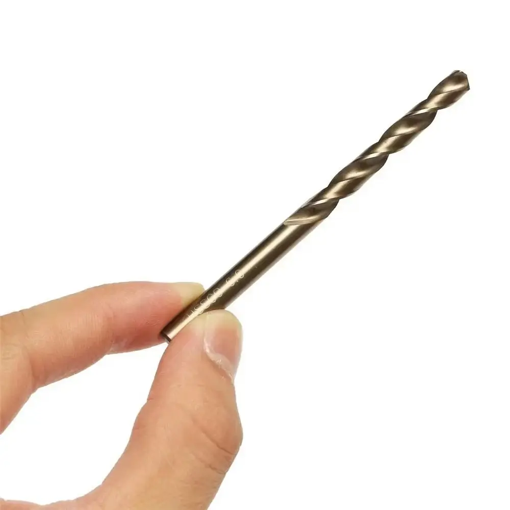 10Pcs High Speed Steel Cobalt Twist Drill 1/1.5/2/2.5/3/3.2/3.5mm HSS-Co Spiral Drill Bit M35 Round Shank Twist Drill Bits
