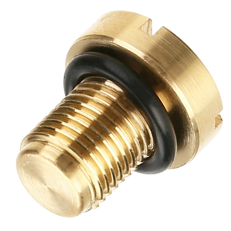 Top 17111712788 Radiator Overflow Coolant Expansion Tank Bleeder Screw Gold for BMW E36 E39 E46 Etc.