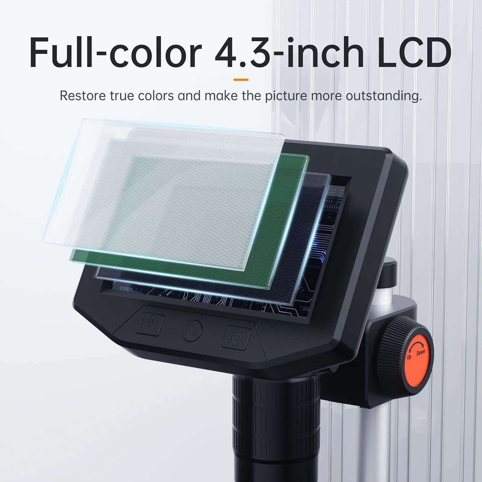 50-1000X Digital Microscope 4.3\