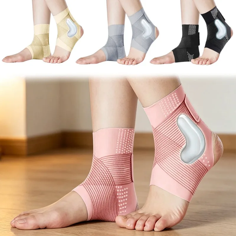 Band Ankle Support,Elastic Foot Brace With Adjustable Wraps,High-Intensity Gym Workout,Outdoor Trails Running And Hiking