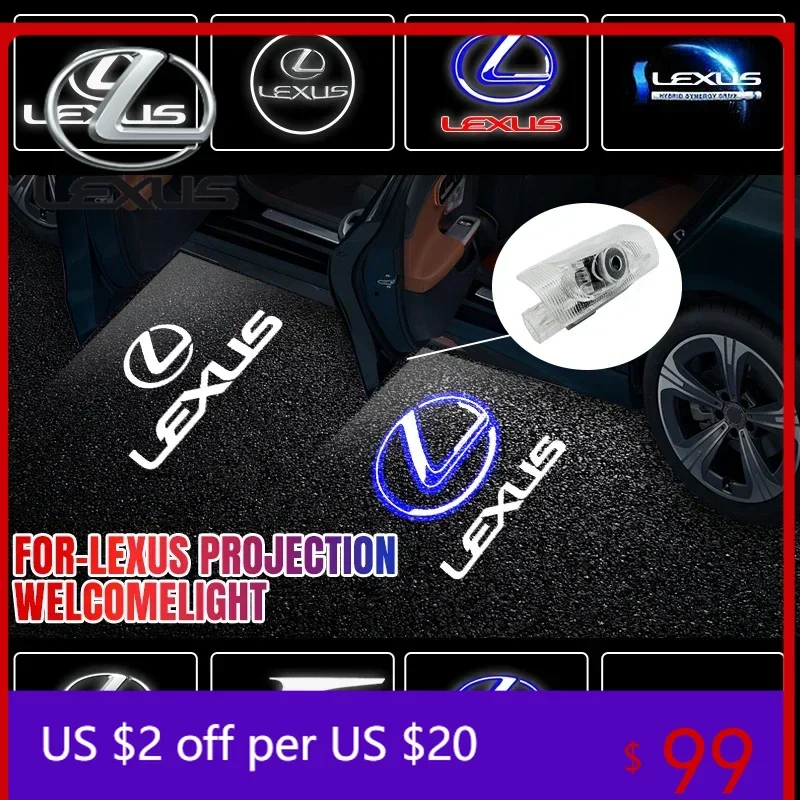 

Interior Mouldings For Lexus LS350 LS400 LS430 LS460 LS500h LS600h LS Series LED Car Door Light Bulb Welcome Ghost Shadow Courte