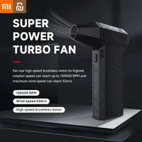 Xiaomi Youpin New Violent Blower Mini Turbo Jet Fan Handheld Brushless Motor 130000 RPM Wind Speed 52m/s Multi Functional Fan