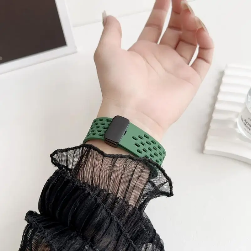 スポーツシリコンストラップ Google ピクセル時計 3 41 ミリメートルスマートウォッチ磁気 D バックルバンド Google ピクセル時計 2 1 ブレスレットベルト