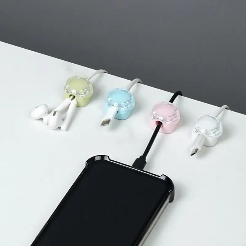 27RA 6pcs Cable Winder Charging Power Cord Date Line Storage Organiser Clip