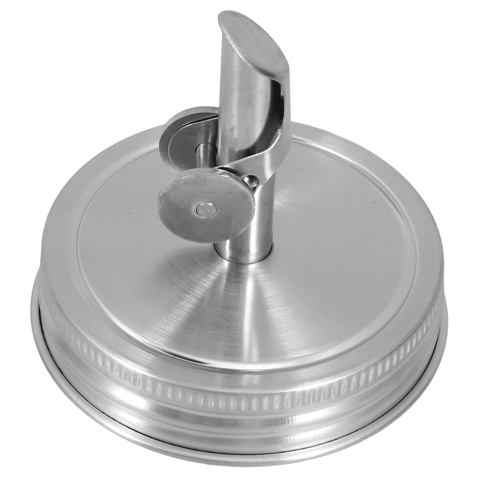 Mason Jar-Tapa de botella de grasa, vertedor de caño, tapas de repuesto a prueba de fugas, sello superior de acero inoxidable 304
