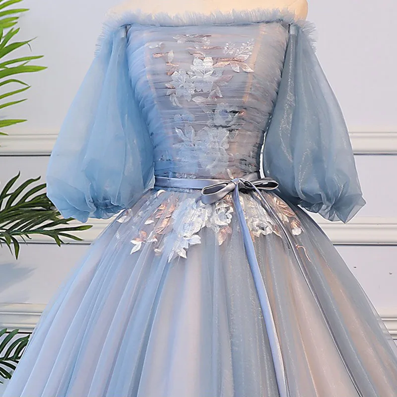 2025 novo vestido de noite de um ombro com saia bufante volumosa traje de festa formal vestido de baile feminino