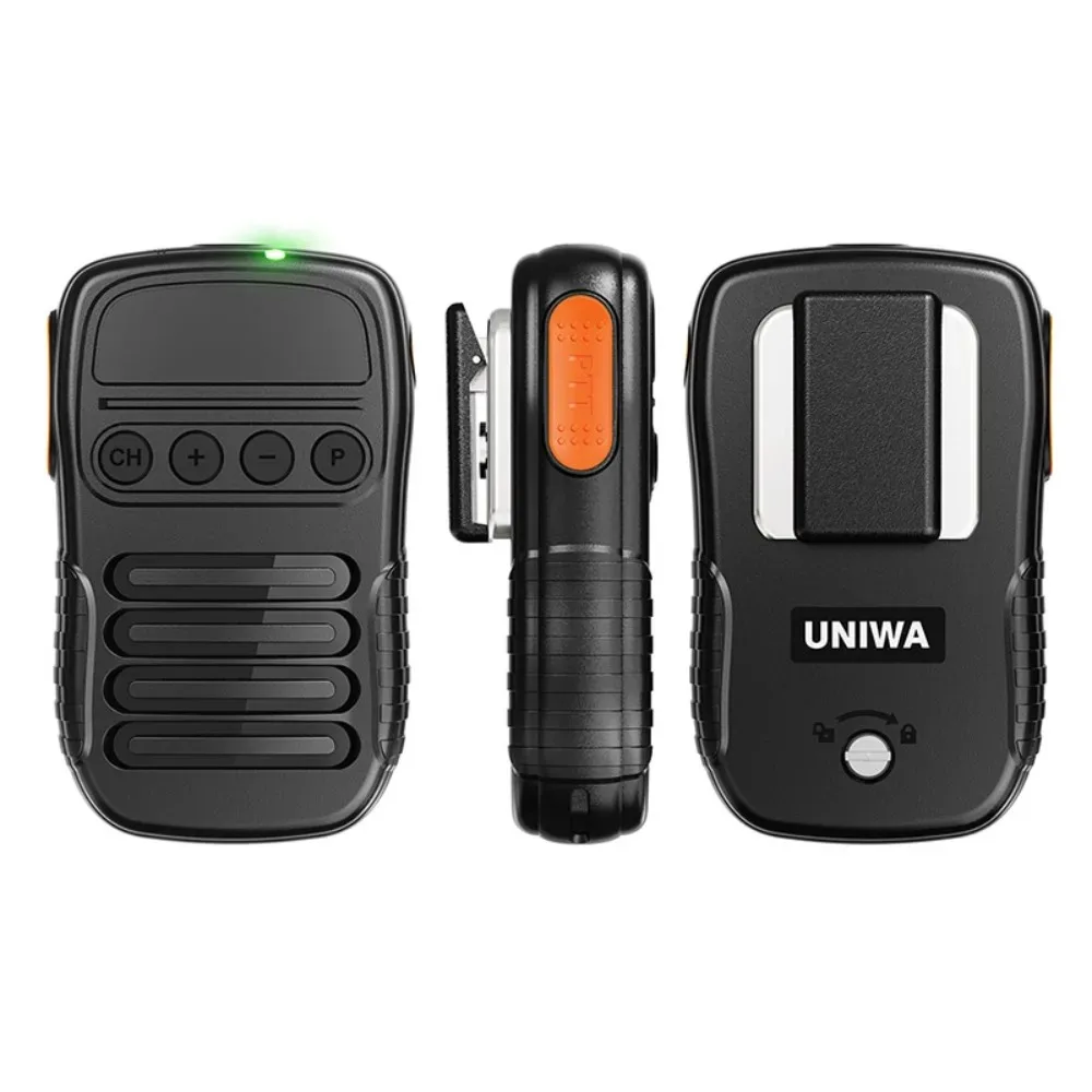 NEW UNIWA BM008 Zello SOS PTT Button Microphone 1800mAh BT Professional Handheld Universal for Mobile Phones and Walkie Talkie view 2