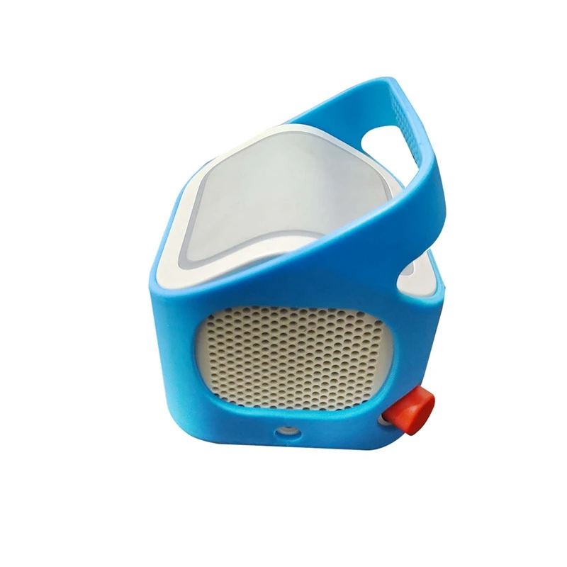 حافظة من السيليكون لهاتف Yoto Player 3Rd Gen، مكبر صوت بلوتوث للأطفال يلعب أجزاء الغطاء الواقي - أزرق