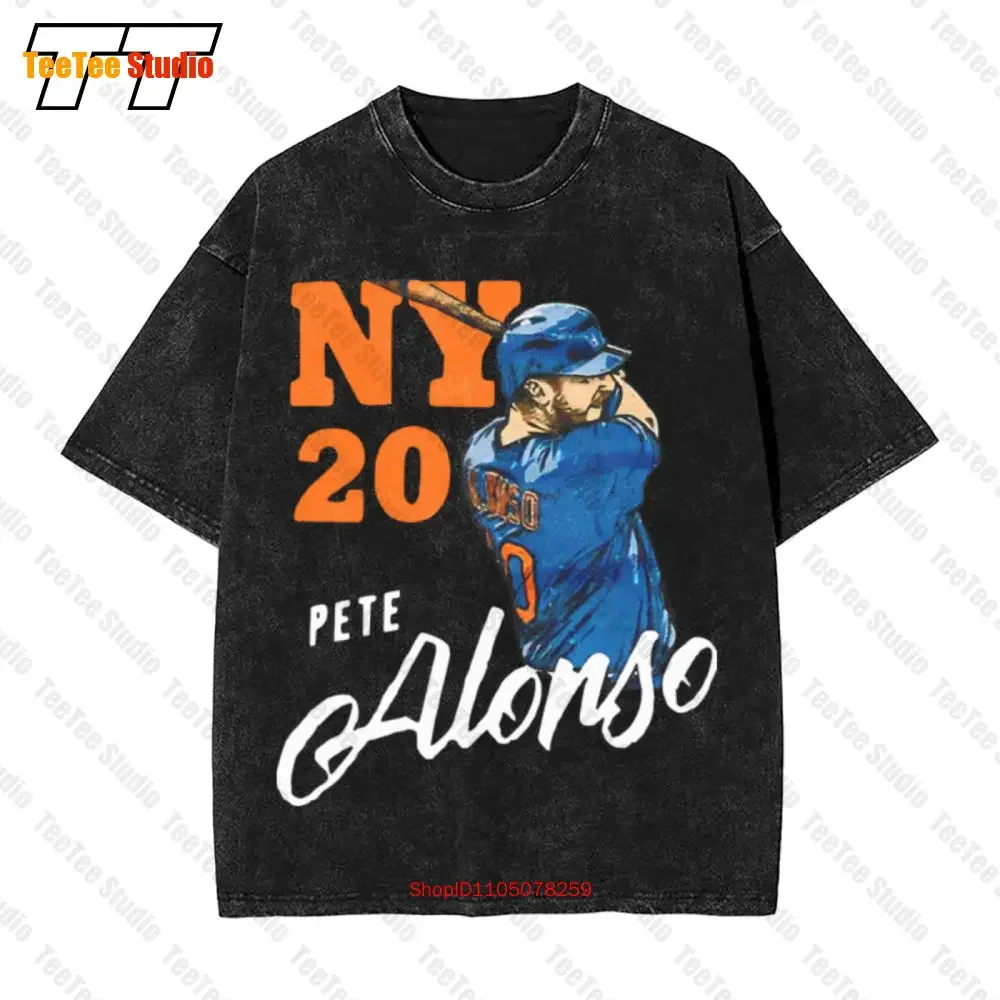 New York 20 Pete Alonso Vintage Oversized T-Shirt SXLY