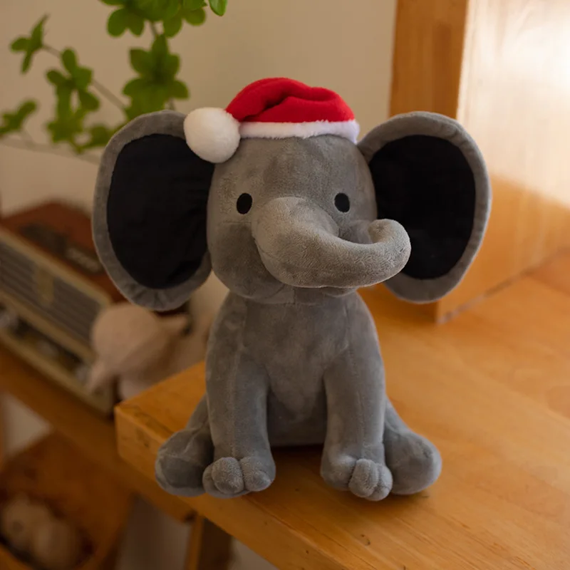 Schattige Olifant Knuffels Voor Baby 'S En Peuters, Kinderkamer Kinderen Decoratieve Pluche Rustgevende Poppen, Halloween Kerstcadeaus