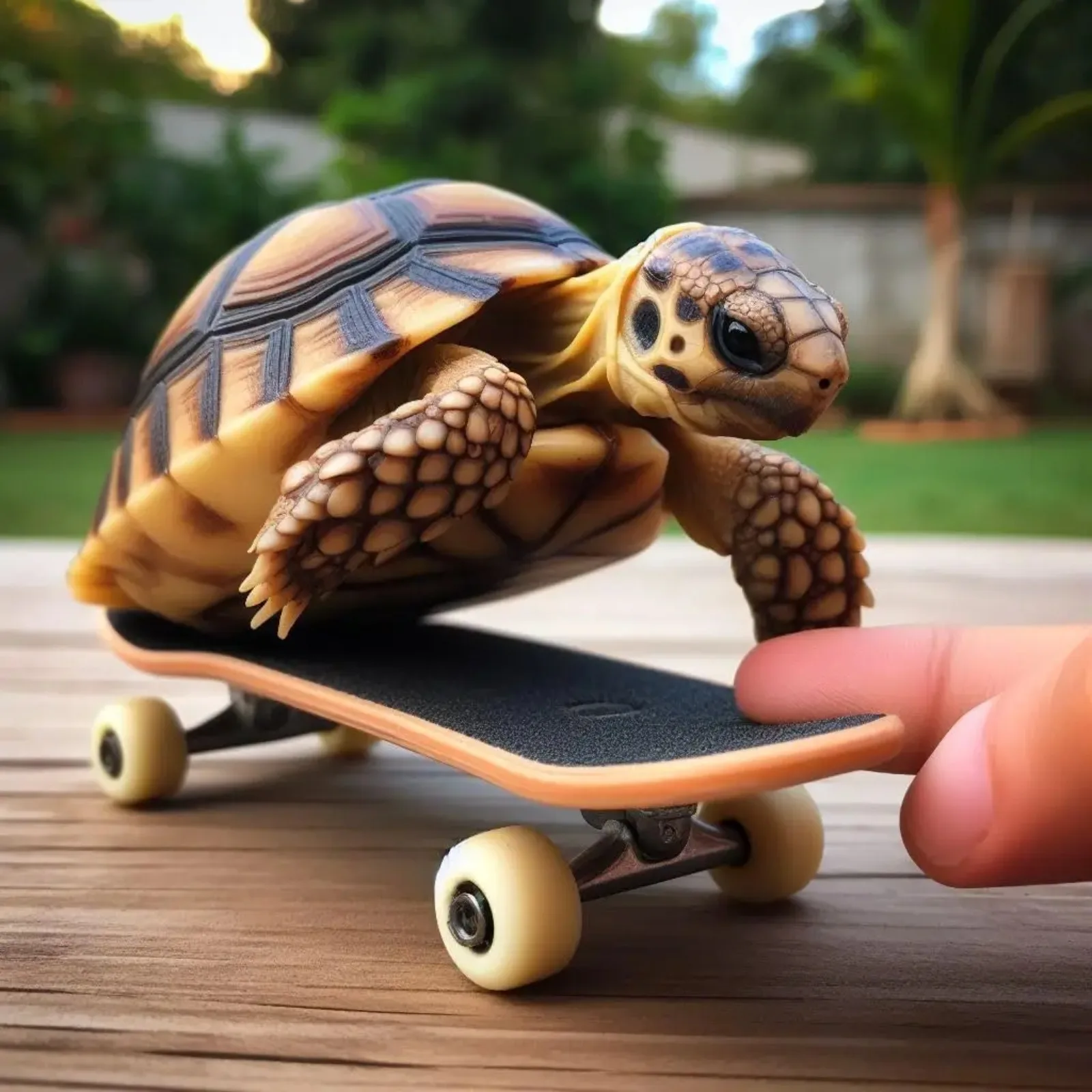 

Pet Accessories Mini Skateboard Create memorable moments with your pet turtle on the eye-catching walking skateboard,pet toy