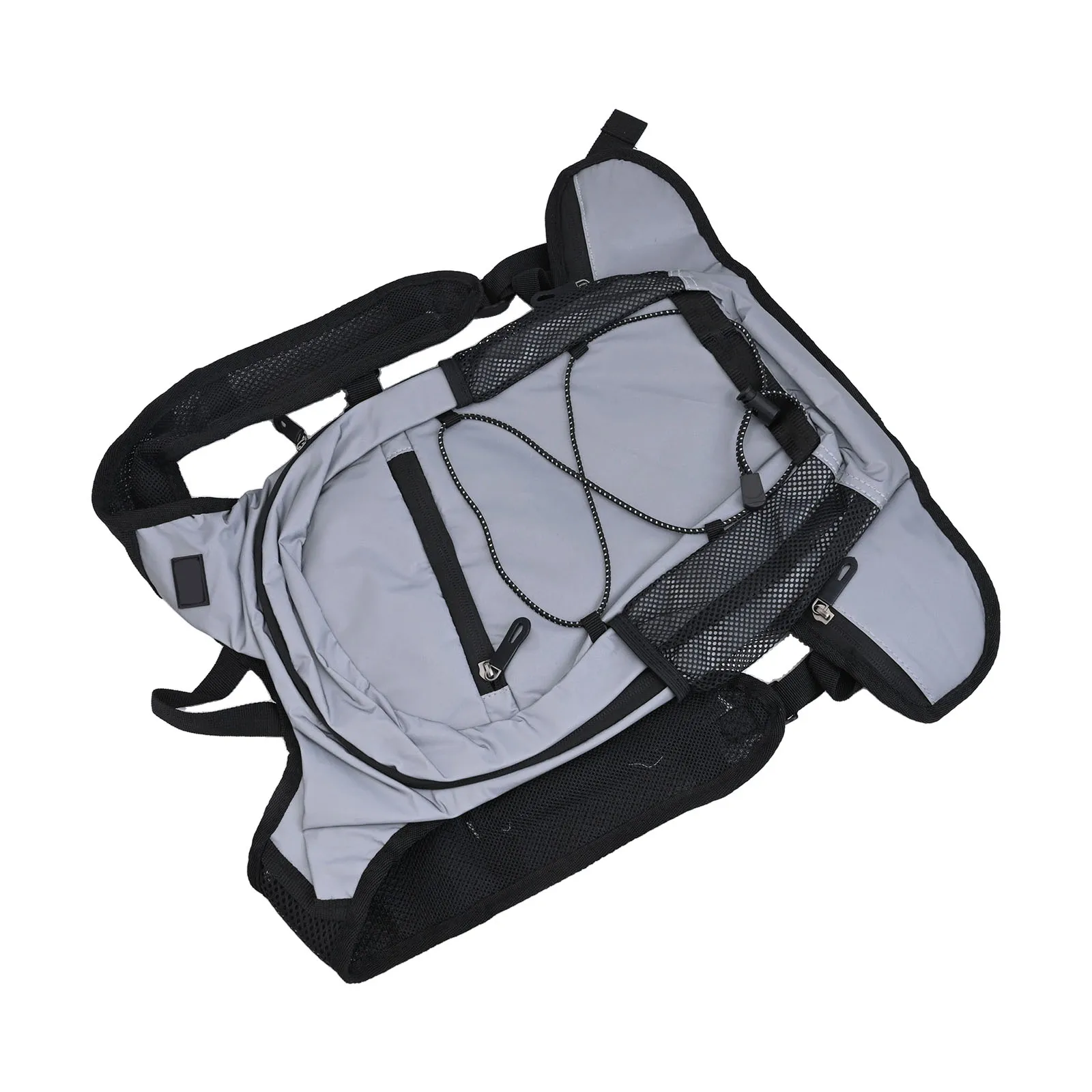 

Сумка для походов, сменный рюкзак, черный, серый, с несколькими карманами, большая вместимость, удобный для переноски, для кемпинга, светоотражающий