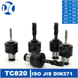 TC820 Torsion Overload Protection Tapping Chuck Drill Rocker Drill Tap Chuck ISO JIS DIN371 M4 M6 M8 M10 M14 M16 M18 M20 TC820