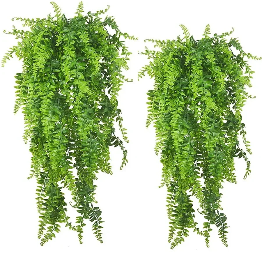 

90cm Artificial Plant Vine Home Decoration Hanging Plastic Leaf Grass Garland Outdoor Wedding Party Decorations Fake Rattan Ivy