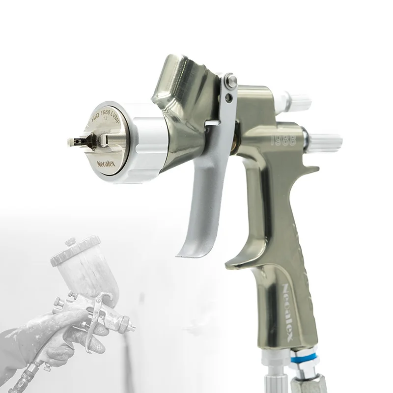 

OEM 1.3mm Nozzle Air Spray Gun China Made with Consistent Quality Gray Orange HVLP Uniform Finish for Car Paint 1988 Gray