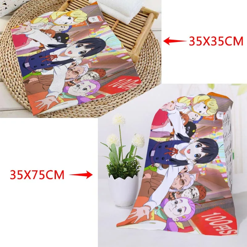 Custom Tamako Market Towel Microfiber Bath Towel Baech Towels Sport Drying Travel Towels 35X35cm35x75cm