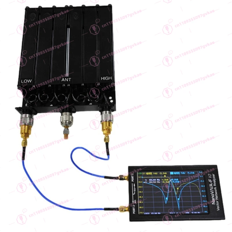 NanoVNA-V2 F 50k-3G Vector Network Analyzer 4.3 Inch HF VHF UHF Antenna Analyzer