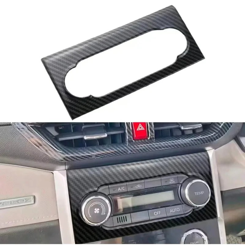 For Toyota Veloz 2022 - 2024 LHD Air Conditioning Panel Cover AC Adjust Switch Button Center Console Trim Interior Accessories