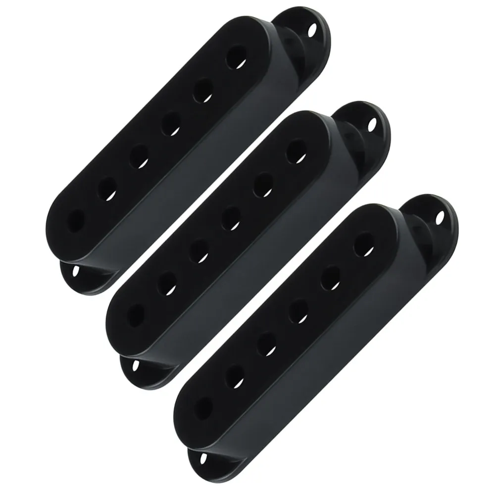 3Pcs Guitar Pickup Cover Electric Guitar Pickup Case Hard ABS Plastic Shell Cold Spray Finish 52Mm Ponticello Replacement Parts