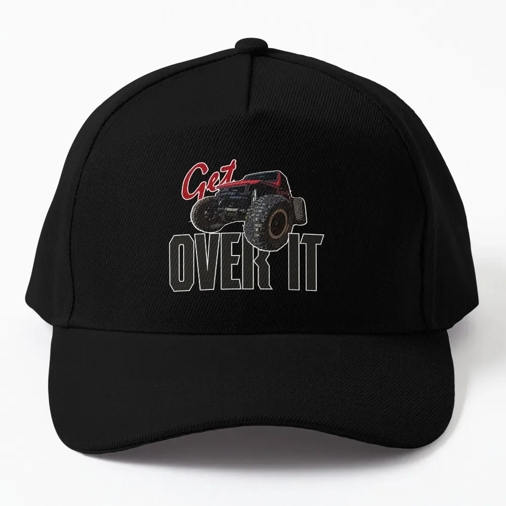 Offroad 4x4 Crawling quote rock crawler truck get over it Baseball Cap Snapback Cap Cosplay Men Caps Women'S