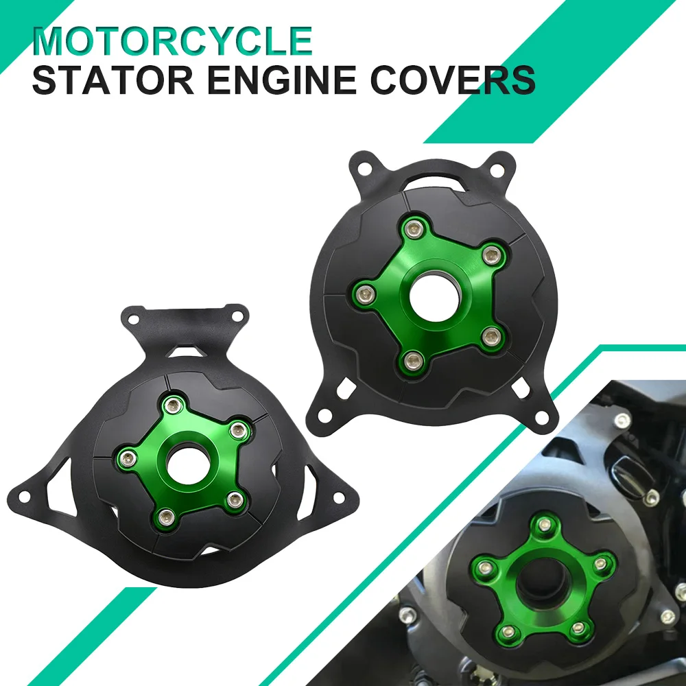 For KAWASAKI Z800 Kawasaki Z800 2013-2016 Z750 2008-2016 Stator Engine Covers Motor Guard Protector Aluminium Alloy Accessory