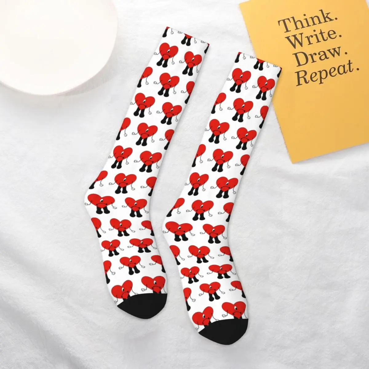 

Всесезонные носки Un Verano Sin Ti Bad Bunny, спортивные носки в стиле Харадзюку, мягкие повседневные чулки для мужчин и женщин