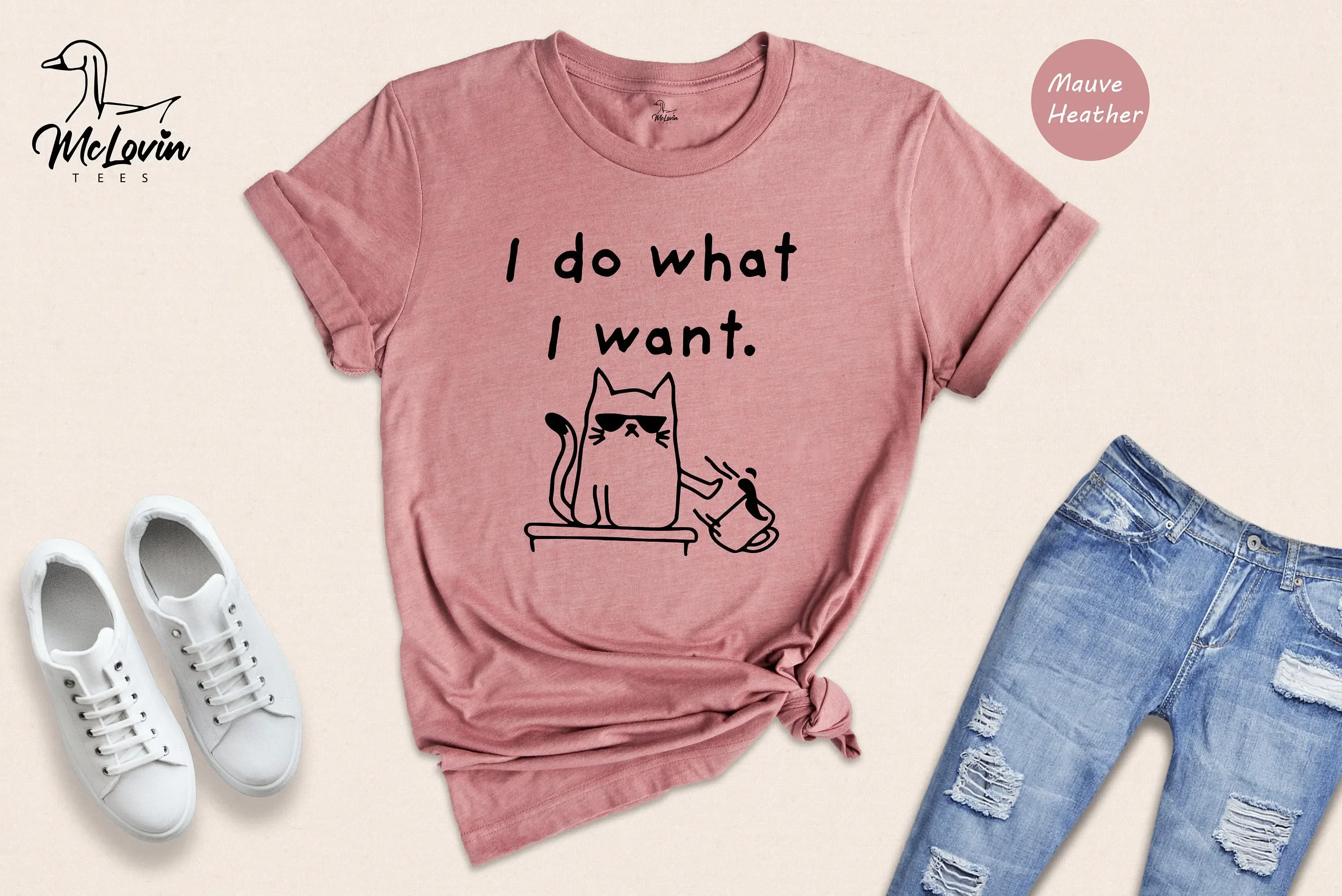 I Do What Want T Shirt Cat Playing With Objects You Can'T Rule Me Sassy Animal Glasses
