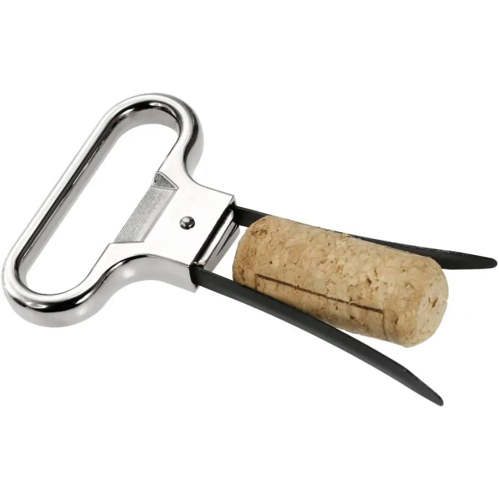 Wine Double Claw Bottle Opener Cork Puller Suitable for Damaged Cork Old Wine Bottle Opener Effortless Wine Bottle Opener