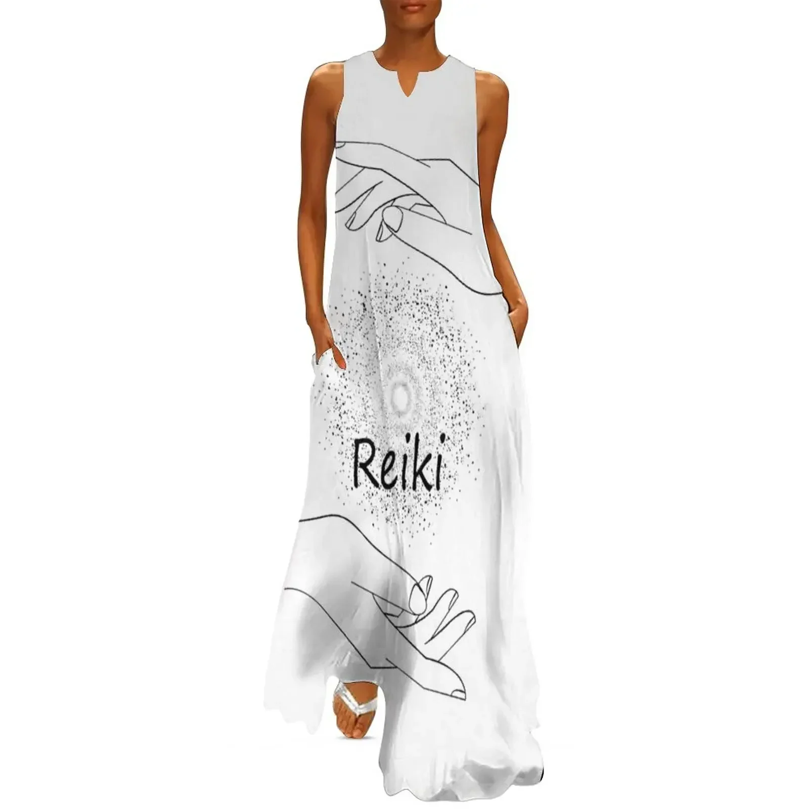 

Reiki Long Dress dress dresses Evening dresses birthday dress for women women's summer 2025