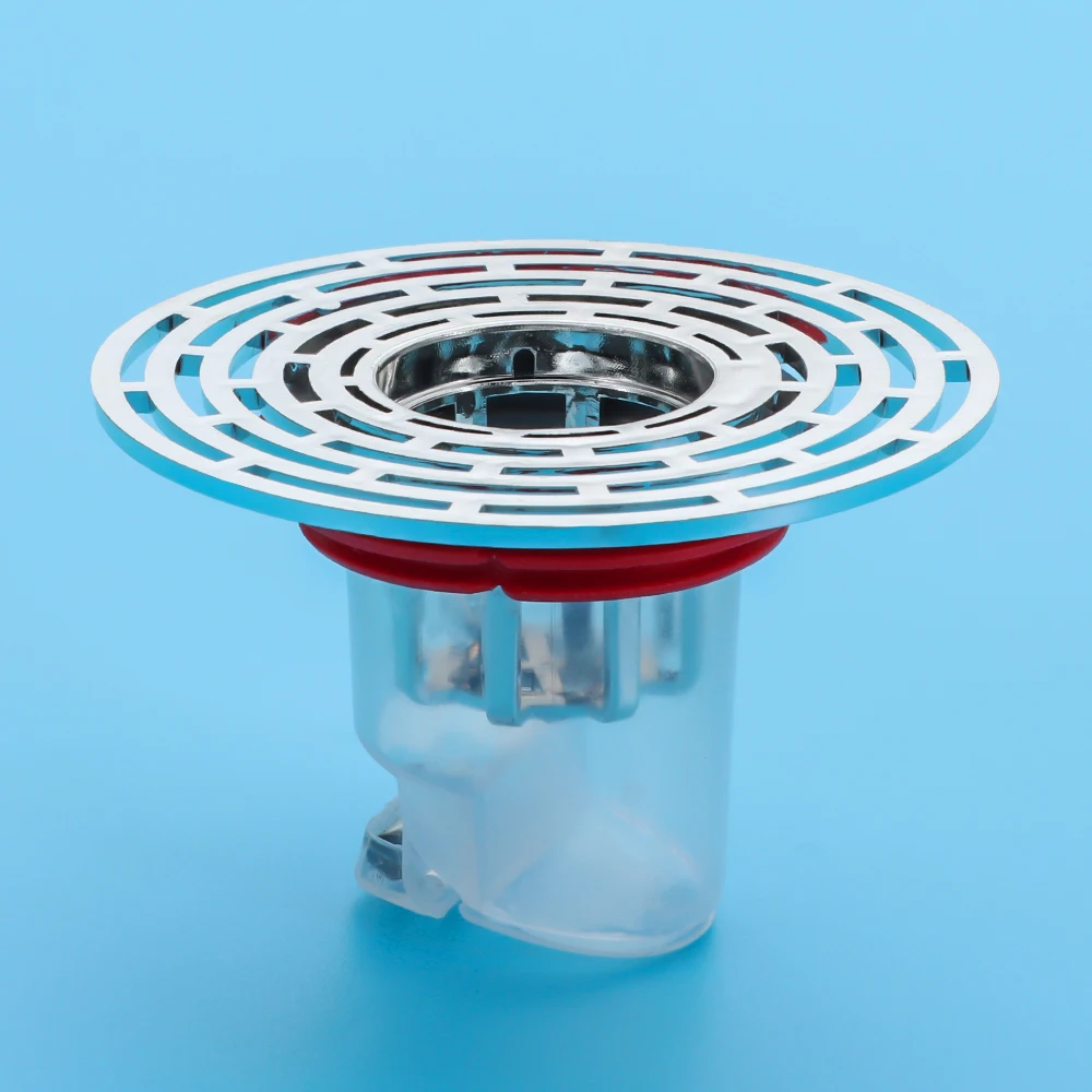Self-Closing Floor Drain Core Large Filter Screen Odor Prevention Bathroom Sewer Device Sealing Cover Shower Drain Filter Shower
