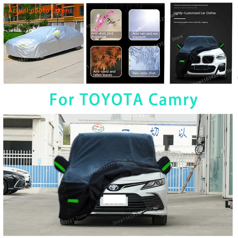 

Для TOYOTA Camry защита кузова автомобиля, анти-снег, анти-пилинг краски, дождь, вода, пыль, защита от солнца, автомобильная одежда