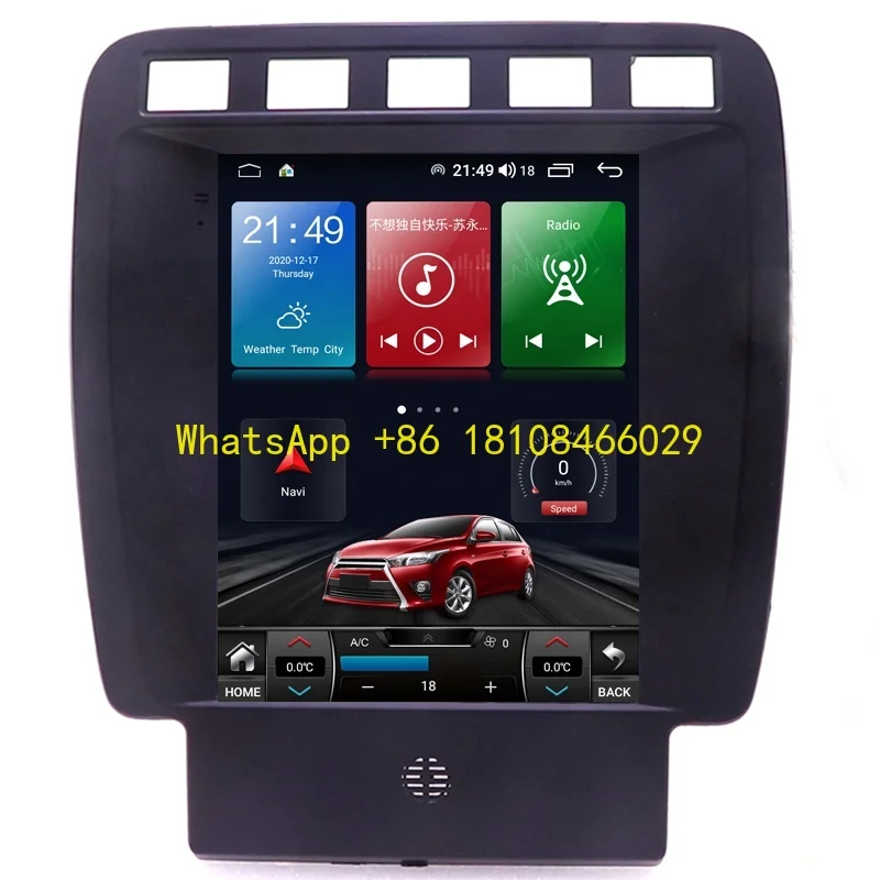 

9.7" Car Multimedia Player for Porsche Cayenne 2006-2009 With 4+64G Tesla Screen Radio GPS Navigation Audio Video Player