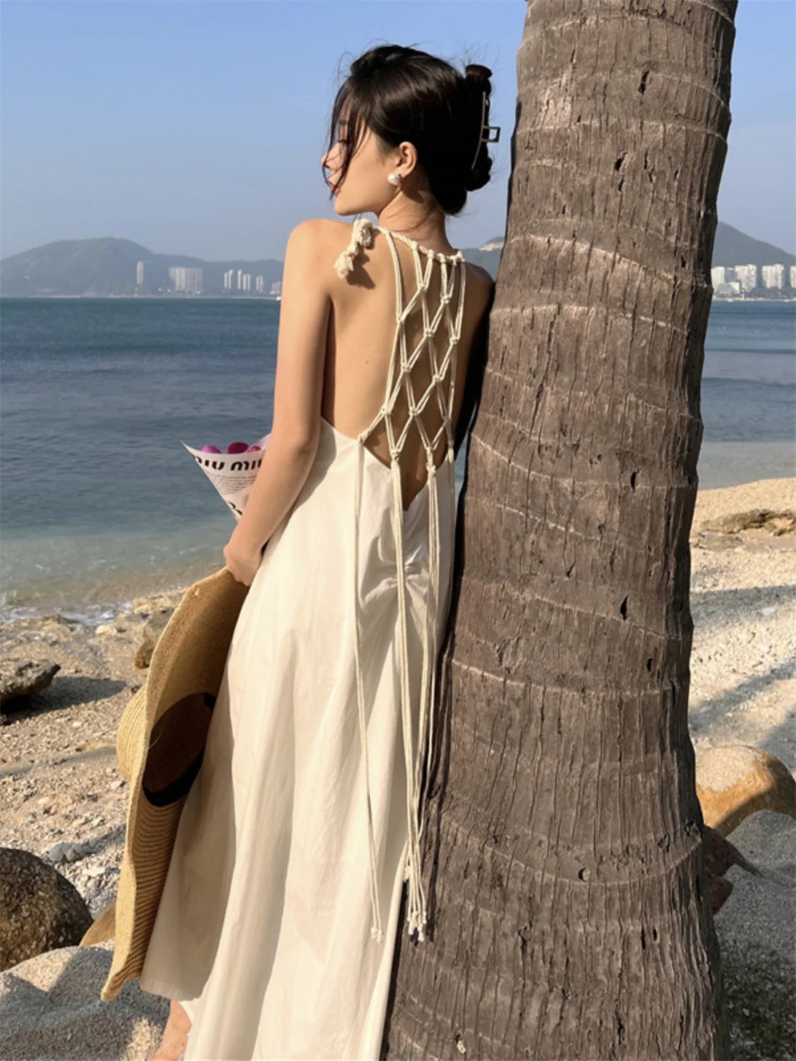 

Dress Plus Size Wedding Dress 2024 Bride Temperament Bepeithy Official Store Backless Elegant Party Dresses for Women 2024 Woman