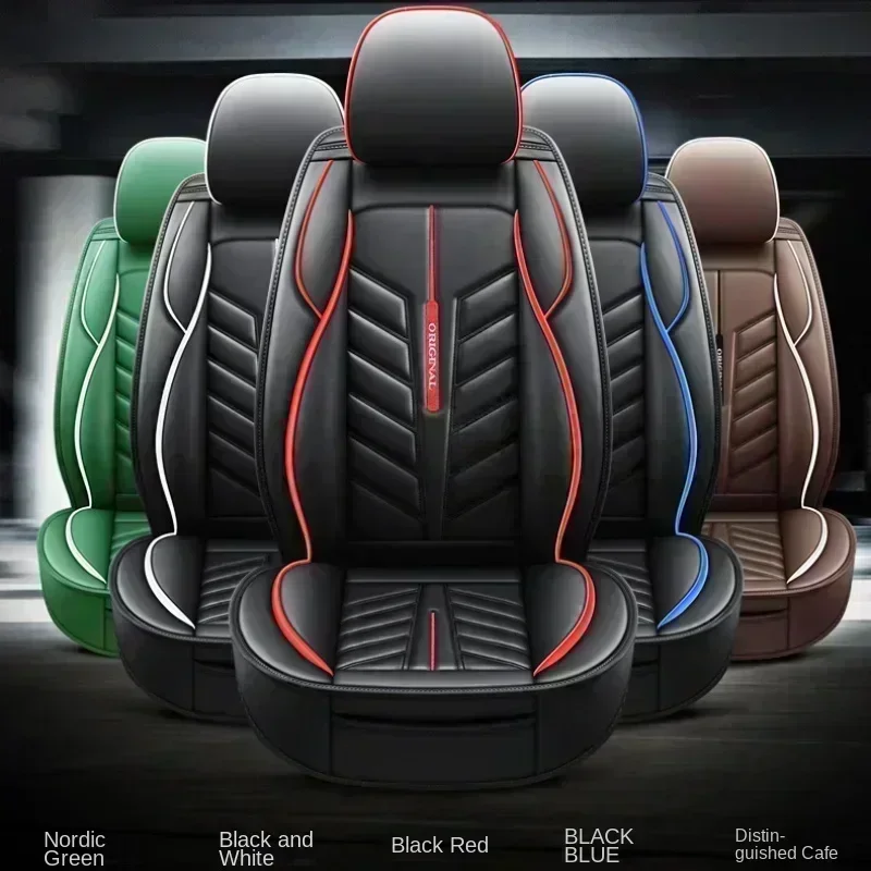 PER HONDA Coprisedile per auto Coprisedile avvolgente completo in pelle PU di alta qualità, morbido e confortevole, impermeabile