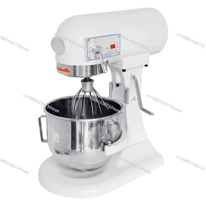 Commercial Planetary Mixer, Heavy Duty Dough Kneader & Egg Whisk for Bakery