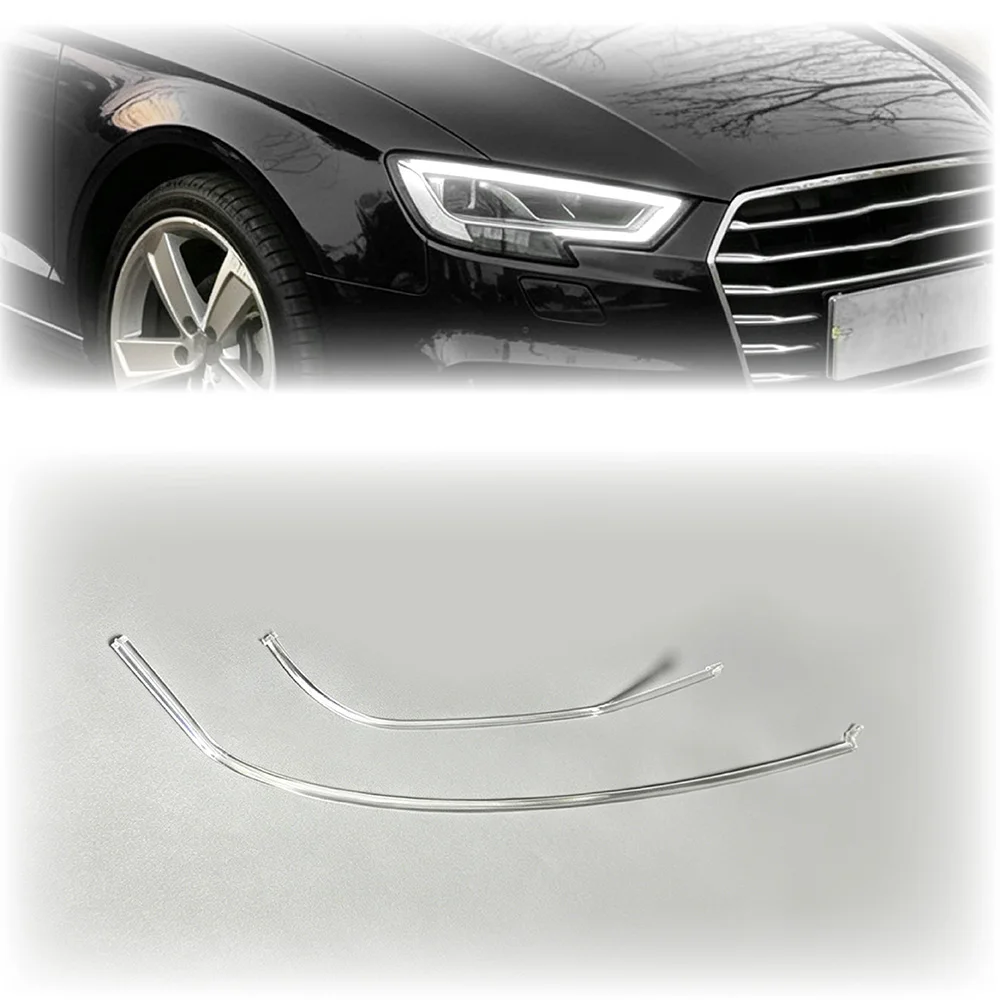 LED High-Spec Matrix Headlight DRL Daytime Running Light Guide Plate Light Guide Tube Strip For Audi A3 S3 2017 2018 2019 2020
