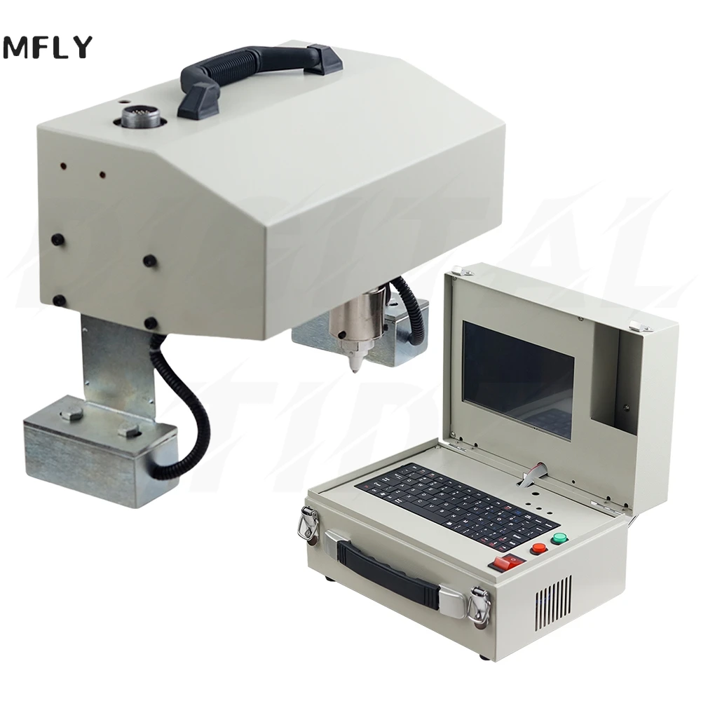 Nameplate Marking Machine Electric Engraver 180x110MM Portable Car Frame Marking Equipment for Metal Parts