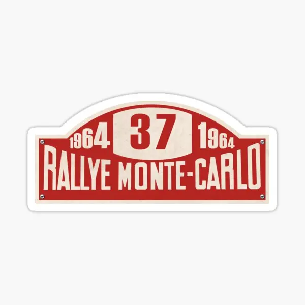 Rallye Monte Carlo 1964 Sign  5PCS Car Stickers for Motorcycle Fridge Laptop Print Luggage Room Window Cartoon  Stickers Anime