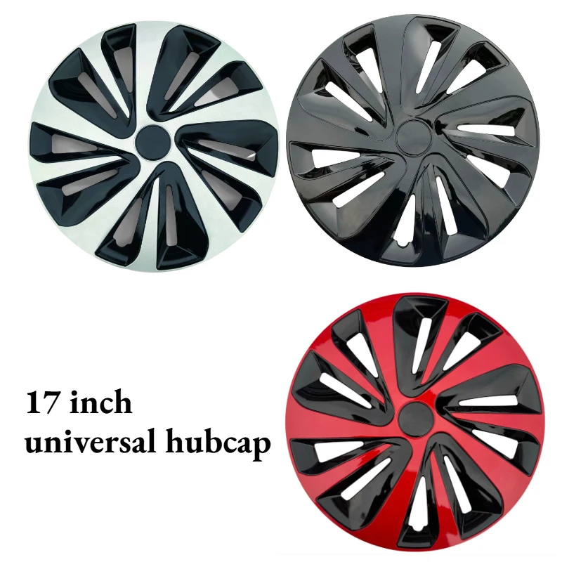 4PCS/set 17inch  Universal PP Plastic Wheel Hubcap Accessories Replacement for Iron Steel R17 Wheel Rim Cover Car Hub Cap