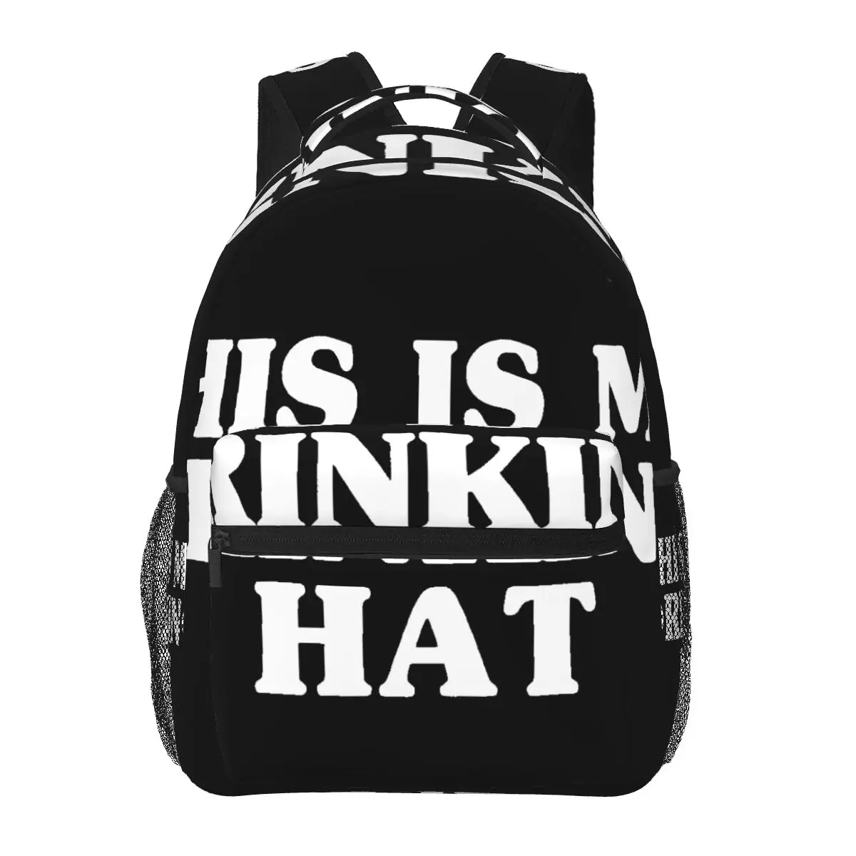 

This Is My Drinking Hat Casual Backpack Unisex Students Leisure Travel Computer Backpack