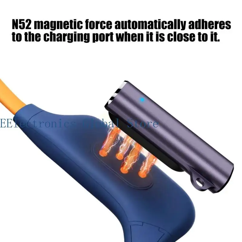 462B Safe Type C Charging Adapter For POLVCDG Headphone Providing Efficient Connectivity Metal Build Reliability