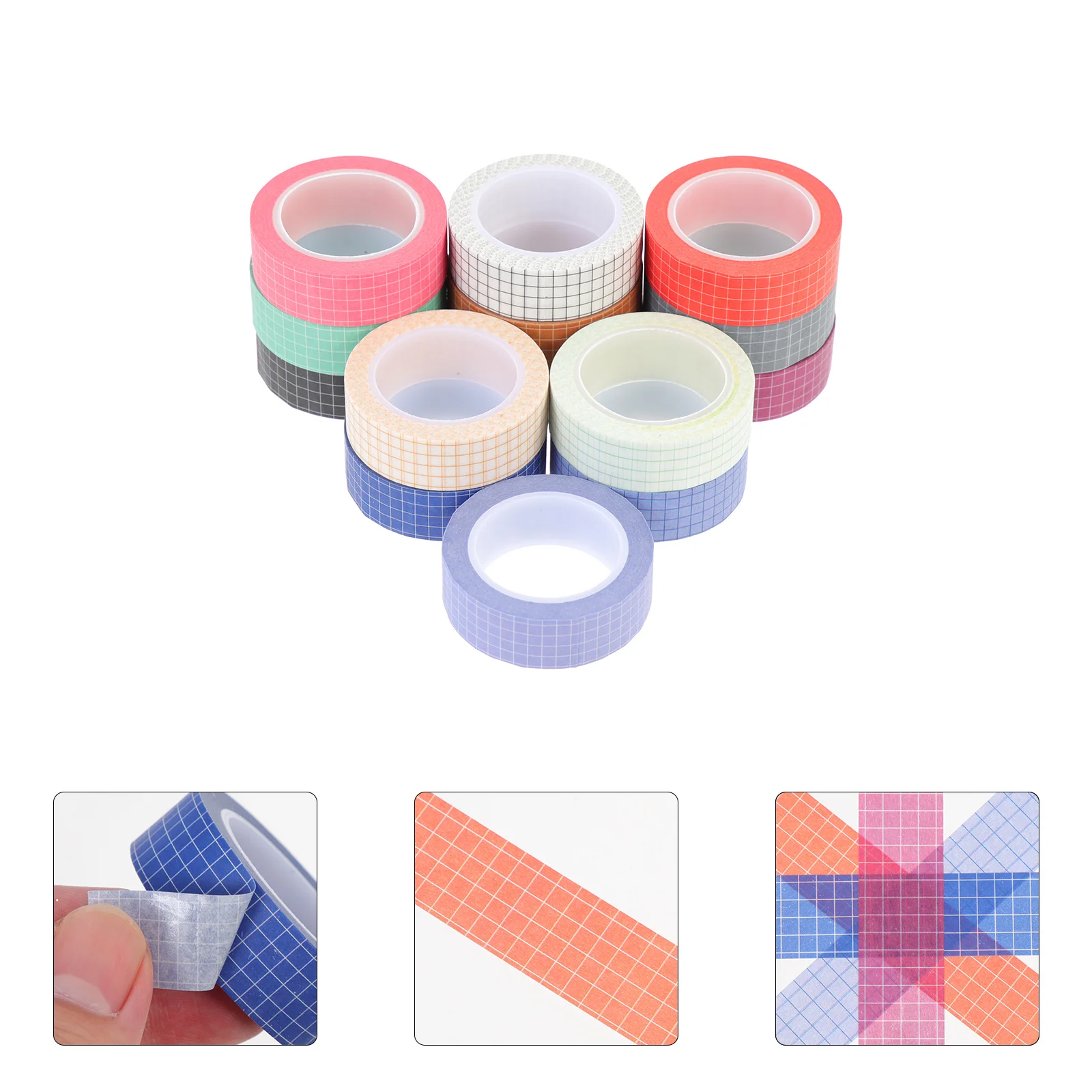 

14 Rolls Washi Tape Japan Paper Solid Color DIY Decorative Adhesive Tapes for Diary Scrapbook Craft Making DIY Paper Tapes