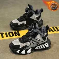 

Детские походные ботинки для маленьких девочек и мальчиков, походная обувь, противоскользящая, спортивная, на открытом воздухе, с добавлением флиса для тепла, детские кроссовки