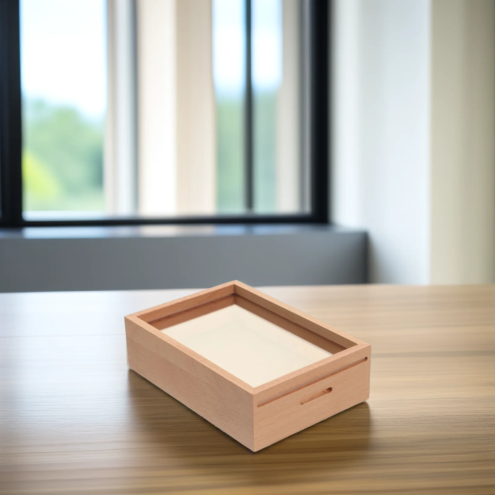 إطار صور خشبي من Piggy Bank، صندوق توفير العملات المعدنية المتين المدمج لديكور المنزل والمكتب، وبنوك العملات المعدنية #6