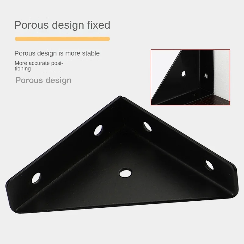 Fixed Angle iron hanging Angle black cabinet to reinforce Angle iron hanging Angle support conifer corner code triangle code