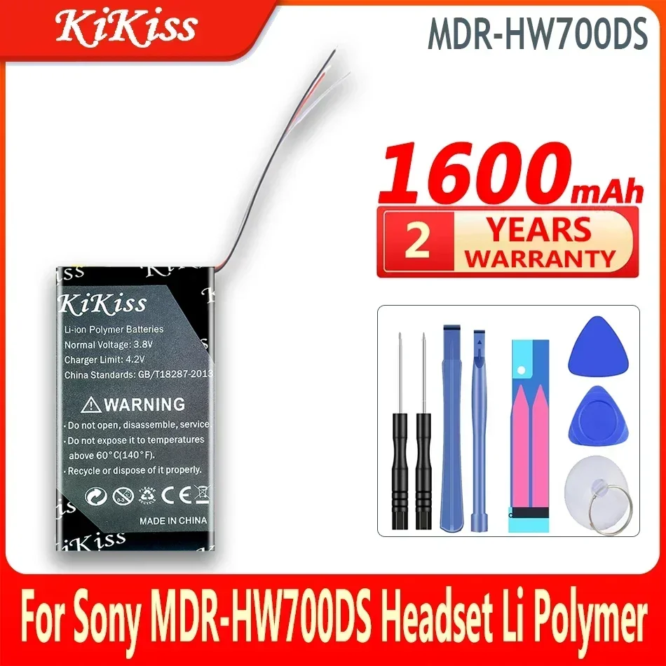 

Аккумулятор KiKiss большой емкости 1600 мАч MDRHW700DS для гарнитуры Sony MDR-HW700DS, литий-полимерный аккумулятор